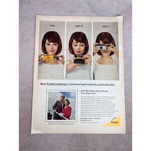 Vintage Print Advertisement Ad 1965 Kodak Print